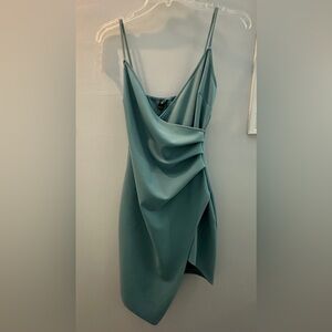 Teal Windsor Mini Dress